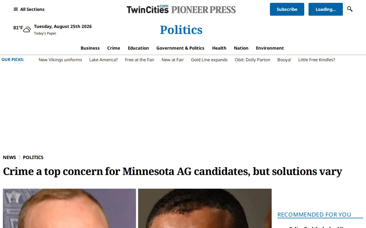 Ramsey County crime news and court-record coverage at the Pioneer Press